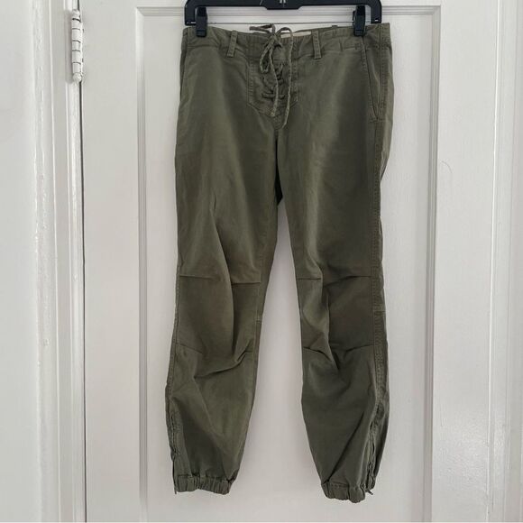 Nili Lotan Lace Up Cropped Military Pants - Picture 4 of 10